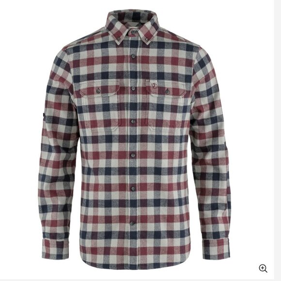 Fjallraven Other - Fjallraven Long Sleeve  Cotton Flannel Skog Shirt in Dark Garnet